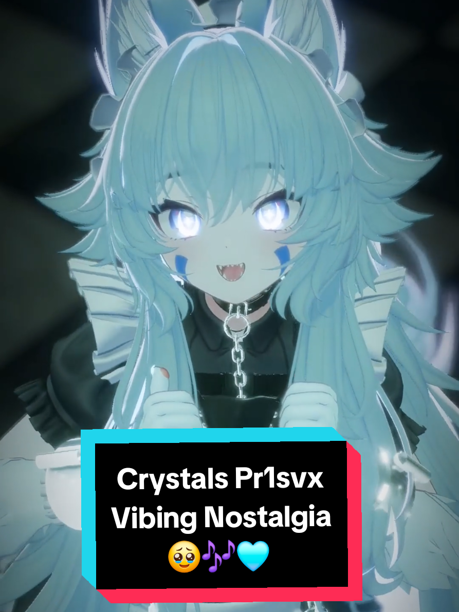 Happy Wolf 😊 Vibing Nostalgia, still remember the first time I listen this song 🥹🩵 #kailupi #vrc #vtuber #wiggles #werewolf 