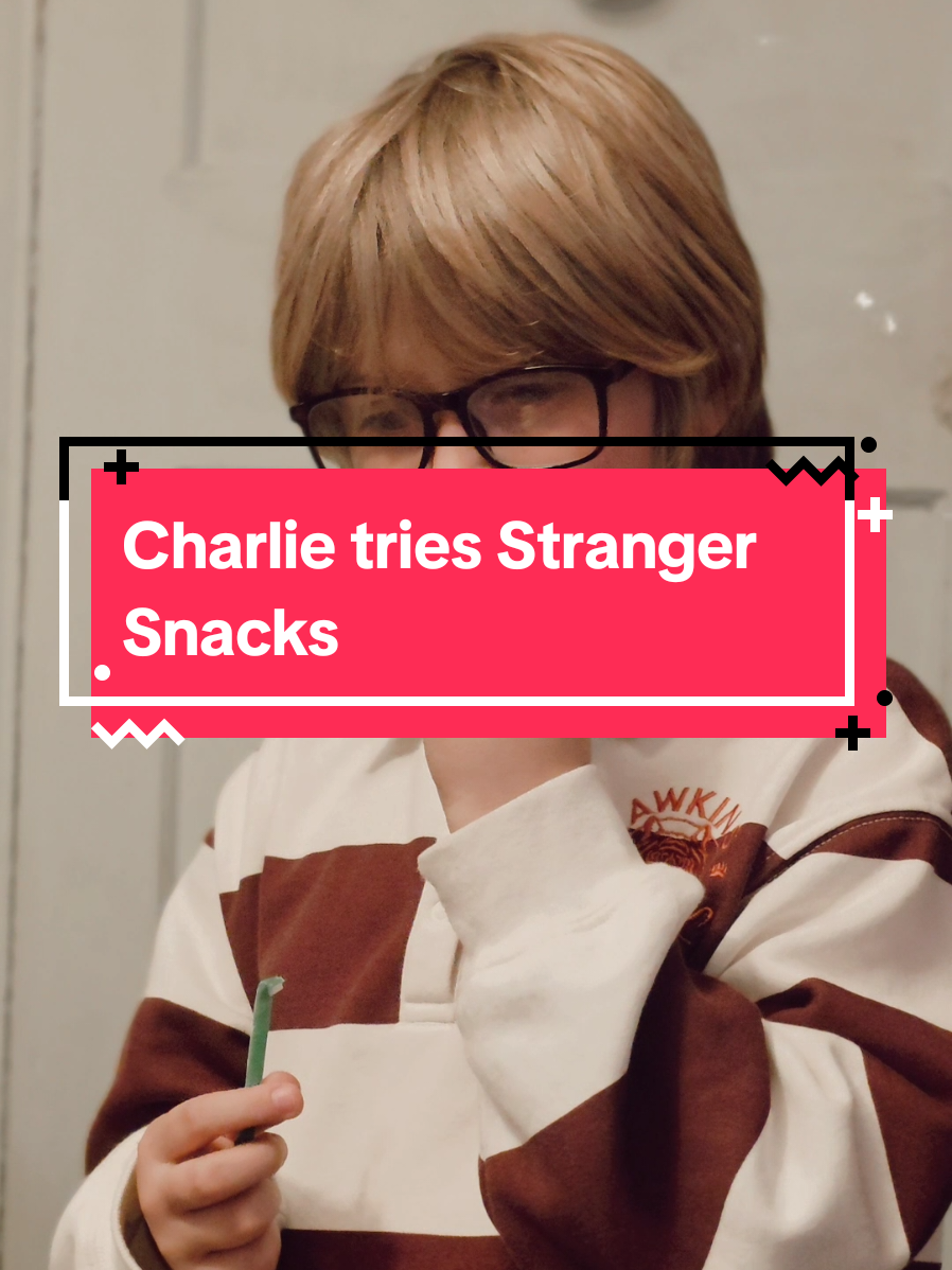 Charlie tries Stranger snacks! #strangerthings #strangersnacks #strangerthingsfood #babybel #netflix @NetflixUK @Netflix @Stranger Things @Babybel UK 