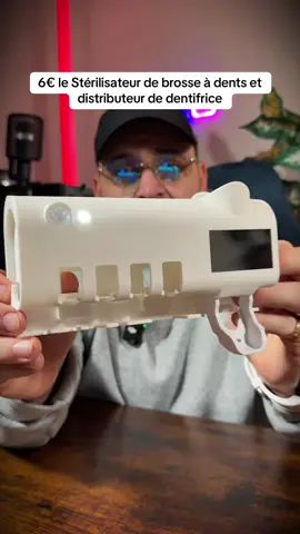 #StérilisateurDeBrosseÀDents #DistributeurDeDentifrice #supportmural 