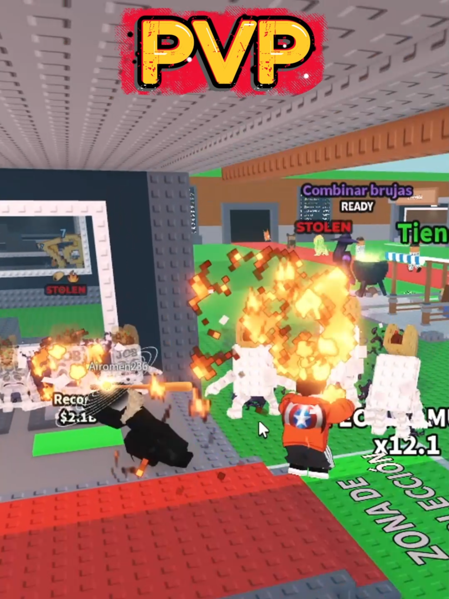 STEAL A BRAINROT PVP X LOS JOBSITOS XD #shorts #roblox #brainrot #robaunbrainrot #parati #short