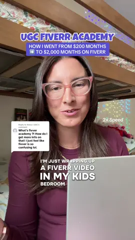 Replying to @Alexa | UGC So many of you have asked about the UFA (UGC Fiverr Academy), so here’s what you need to know! Check out the link under “UGC” for all the details on the modules, bonuses, and more. Use my code BridgetUFA100 for $100 off if you decide to join 💸 And definitely follow @Arbel | UGC Freelance Big Sis — she shares tons of amazing UGC tips and Fiverr updates! #fiverr #ugcforbeginners #sidehustlesformoms #makemoneyfromhome #fiverrseller 