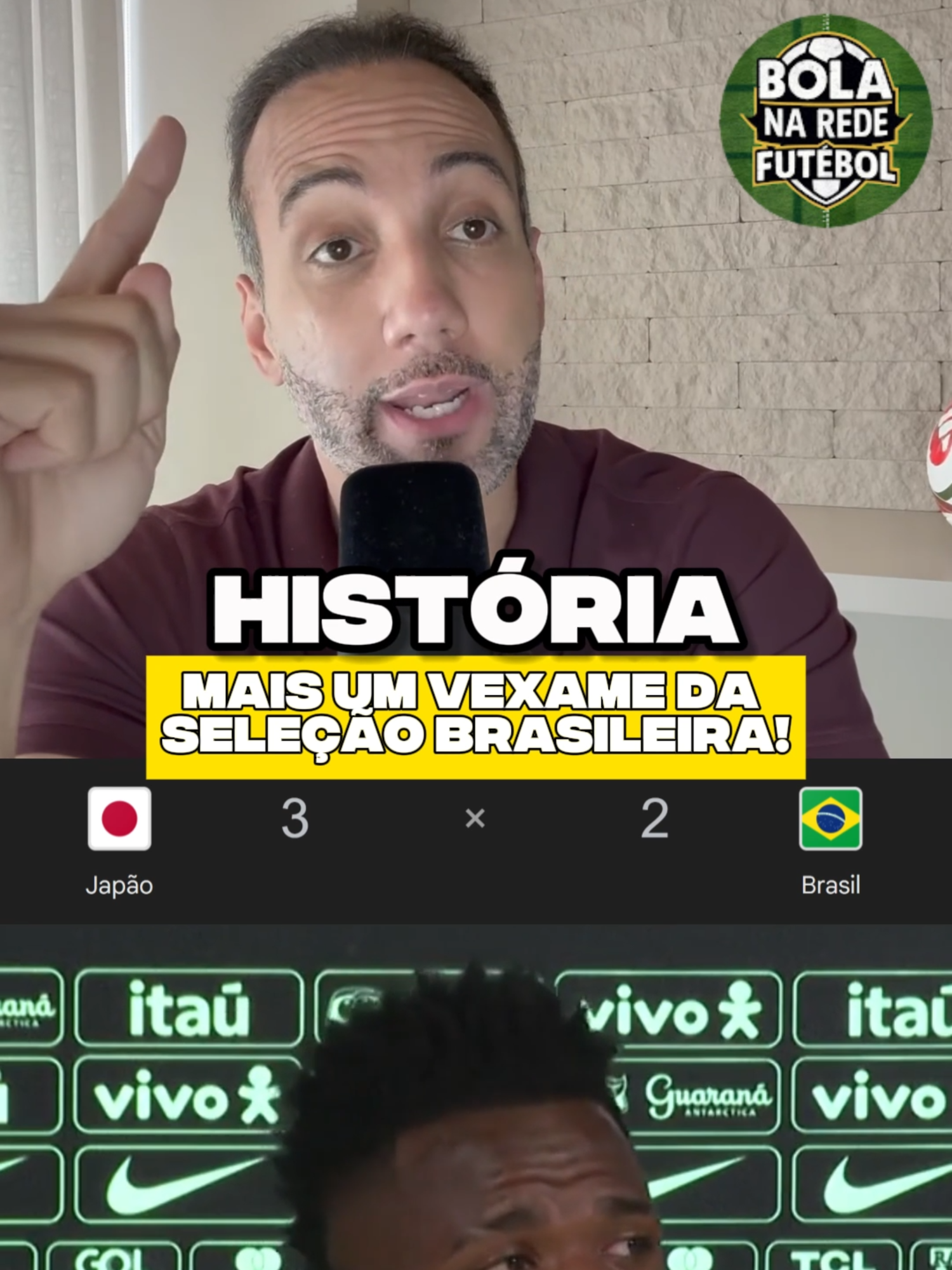 Brasil perde de 3x2 de virada para o Japão no amistoso preparatório para a Copa do Mundo de 2025! Situação Preocupante! Fabricio Bruno entrega gol e dá entrevista! #tiktokesportes #futebolbrasileiro #brasileirao #campeonatobrasileiro #futebol #SELECAO #SELEÇÃO #selecaobrasileira #seleçãobrasileira #AMISTOSO #JAPÃO #NEYMAR #NEYMARJR #FABRICIOBRUNO #VINIJR