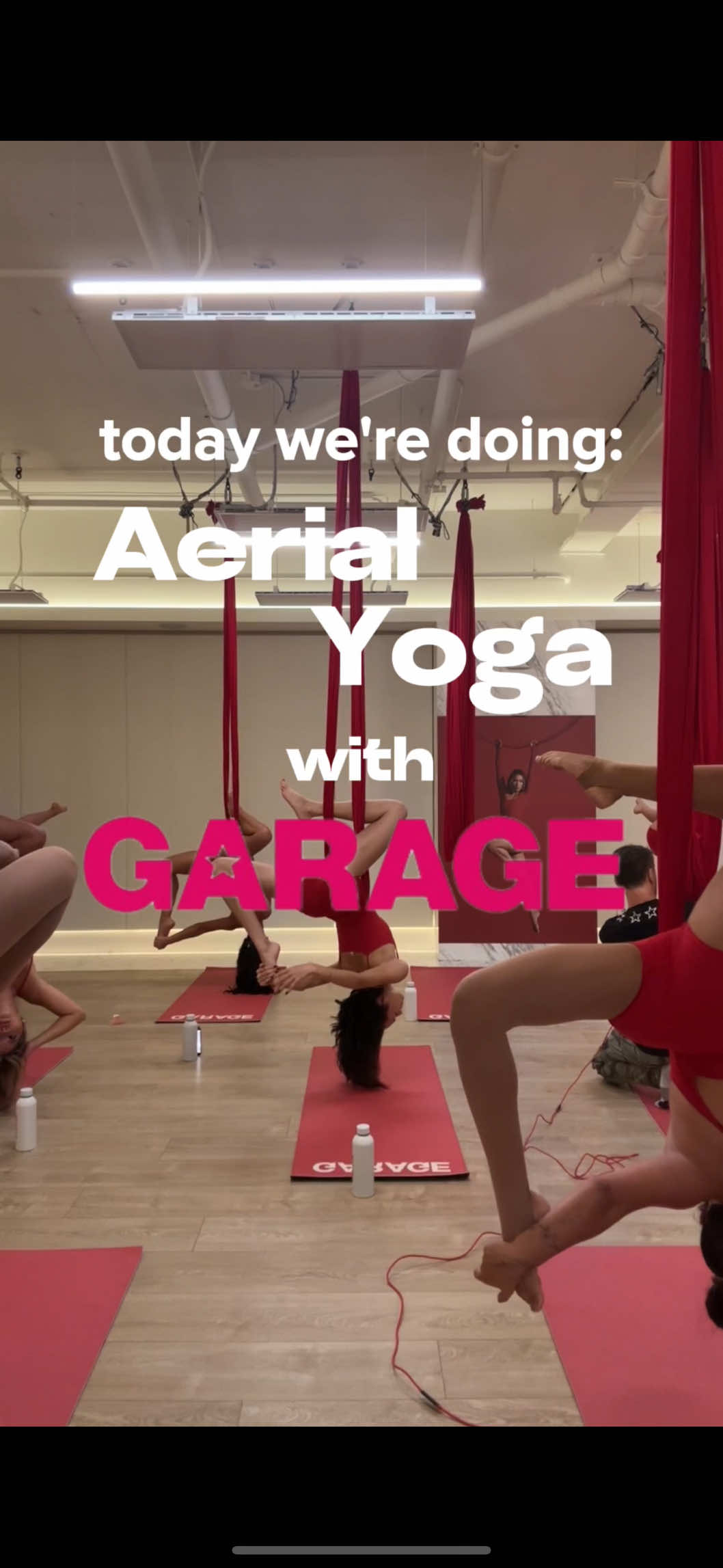 A morning w/ @Garage Clothing & @Libre_AF ❤️ #fyp #brandevent #miamicontentcreator #aerialyoga #Vlog 