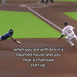 those chainsaws the only thing that scare me 😂 #fyp #trending #MLB #real #relatable 