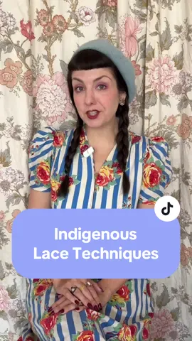 Let me know if you want deeper dives into these ancient textile traditions of the Americas! Some historians narrowly define lace as only needle or bobbin lace, but this excludes numerous other lacy openwork techniques both in Europe and around the globe. I use a much broader definition: lace is a textile in which the pattern is defined by the spaces between the threads.  #TextileHistory #LaceTok #IndigenousPeoplesDay #History #TikTokLearningCampaign 