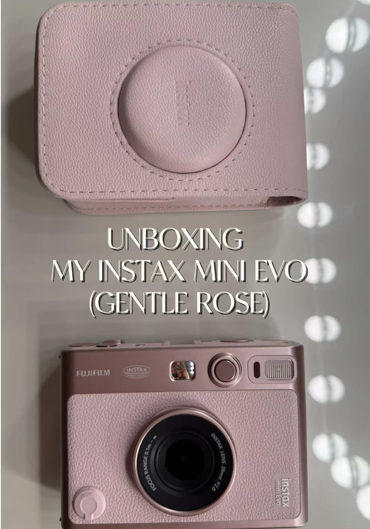 2/4 gifts I want for my birthday 💖 Unboxing My Instax Mini Evo In Gentle Rose 🌸🎀🩷 #unboxing #instax #minievo #gentlerose  @Instax @Amazon 