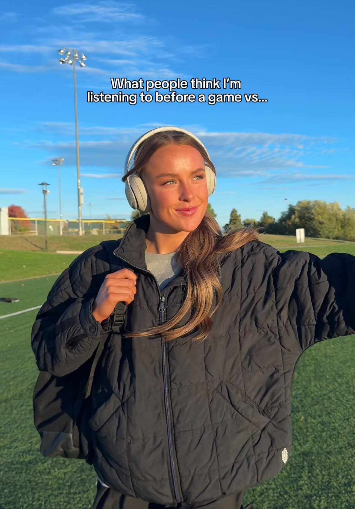 What are you listening to before a game? 😂 #Soccer #soccerplayer #athlete 