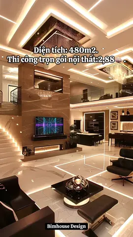 Phần 473: Diện tích: 480m2.  Thi công trọn gói nội thất:2,88🧄 . Phong cách: hiện đại.  Số  phòng ngủ: 4 phòng.  Thời gian thi công:5 tháng. #Bimhouse #xâynhàtrọngói #thiếtkếnộithất   #nộithất  #truyềncảmhứng