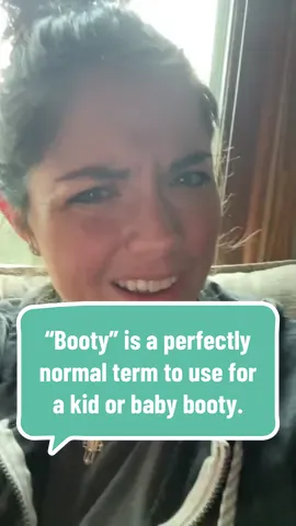 The comment section on the video before this is WILD 😂 Guys… calling a booty a booty isn’t putting shame or embarrassment around it. GLUTES is probably a better term than buttocks as it is… But nonetheless… You probably teach your kids to say “fart” and don’t have a problem with the “I’m naked” book either so I don’t understand your mind at all. Clear communication is essential, and I would have zero issue knowing right where someone touched a kiddo if they came to me saying they touched their booty. Y’all are weird.