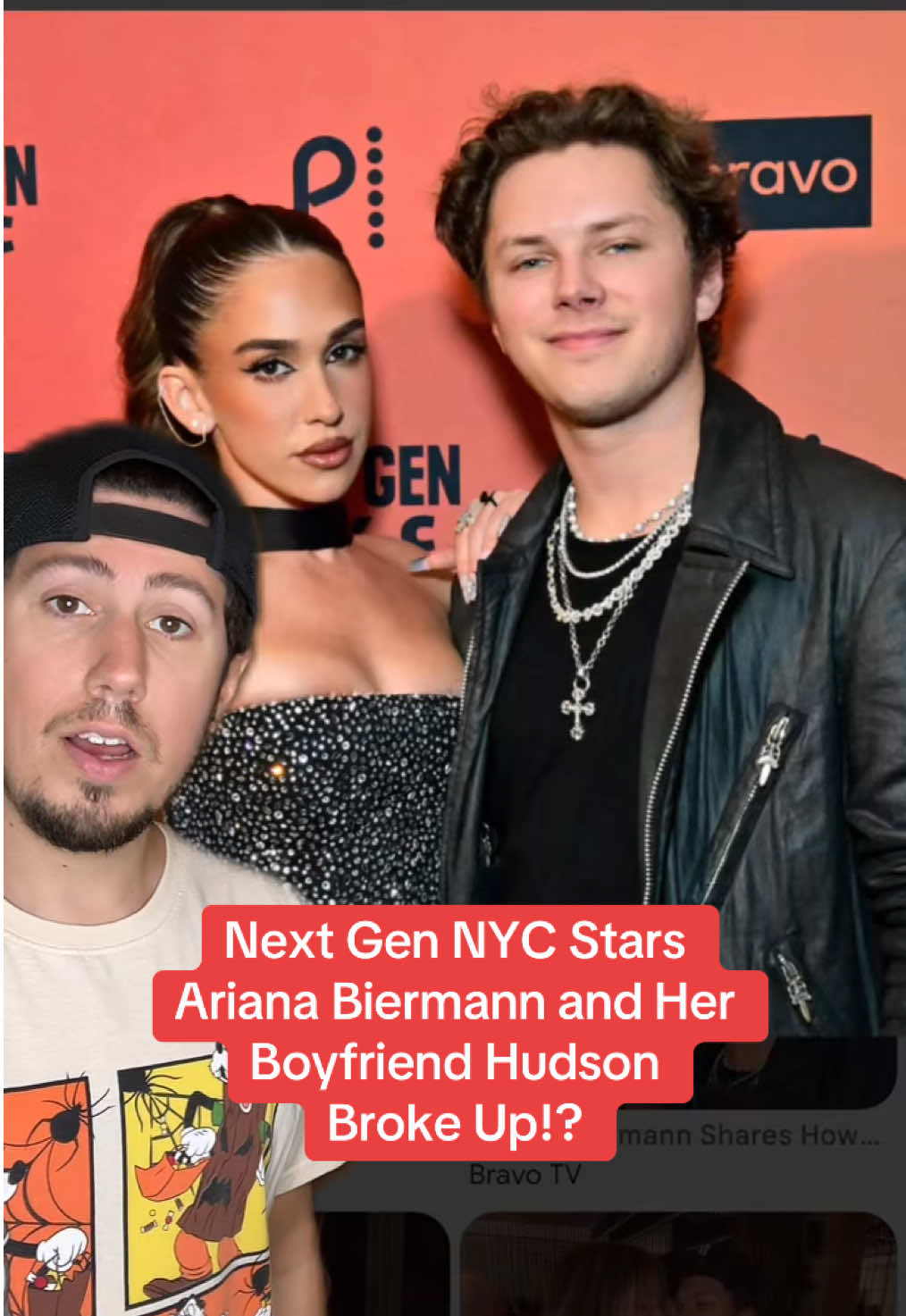 Woah I didn’t see this coming… #greenscreen #nextgennyc #news #arianabiermann #gossip 