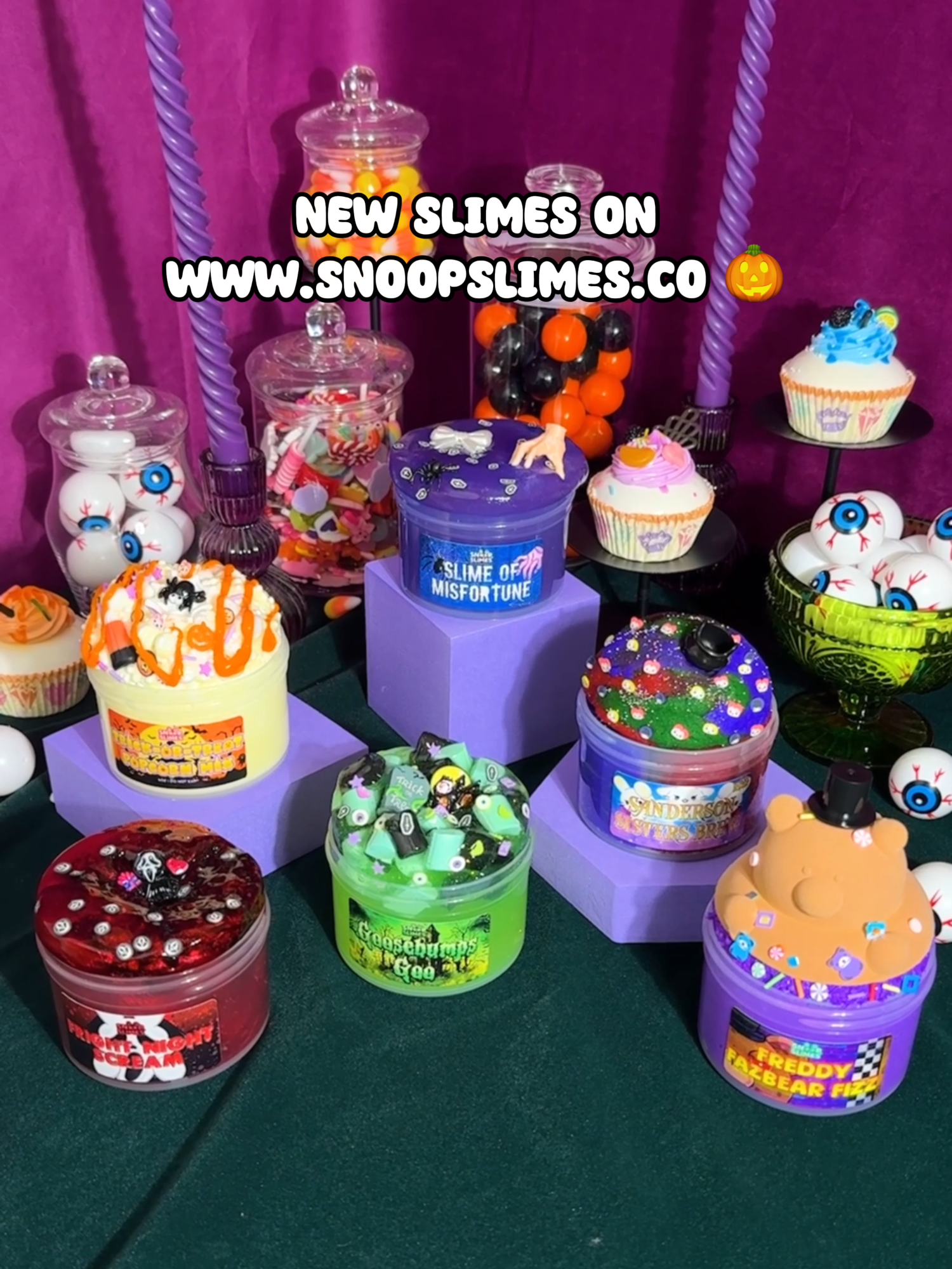 Snoop’s Halloween Movie Night Collection just dropped and it’s a scream 🎃💀 From witches’ brews to haunted crunch bombs, these 6 spooky slimes are packed with eerie textures & killer scents 🕸️🍬 Now live at snoopslimes.co (link in bio!) #slimerestock #snoopslimes #halloweenslime #slimeasmr #slimebundle #oddlysatisfying #slime #asmr #slimetok #spookyseason #asmrsounds #slimeszn
