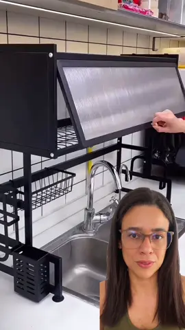 O escorredor de louça mais bonito do TikTok! 🍽️✨ Deixa tudo organizado, seco e sem bagunça na pia! 💧🧼 #achadostiktok #tiktokshopbrasil #cozinhafacil #organizacaodecozinha #promoimperdivel