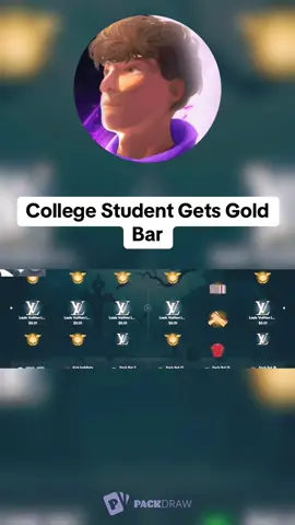 College Student Gets Gold Bar