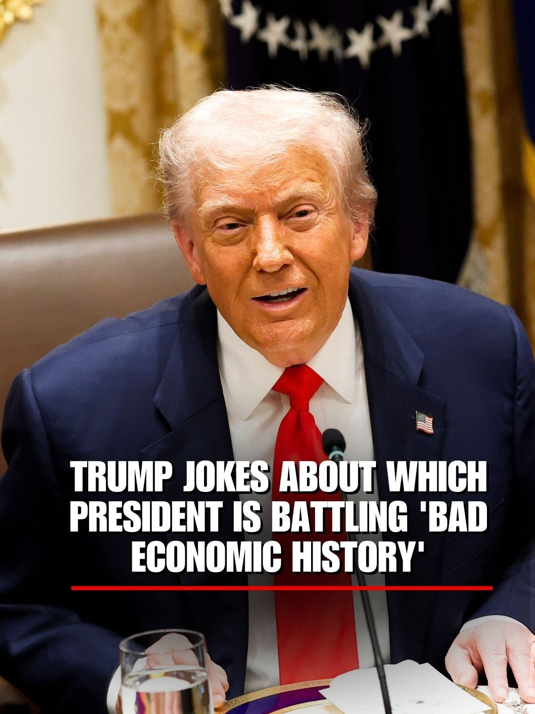 “I thought he was talking about the U.S. President” President Trump joked when Scott Bessent mentioned that the president of Argentina is “fighting a hundred years of bad economic history and policy.”