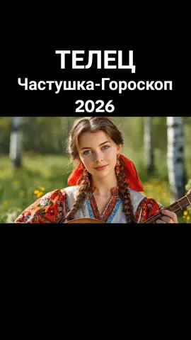 ТЕЛЕЦ - Частушка-Гороскоп 2026 Весёлая и душевная частушка о Тельце ♉ — человеке надёжном, трудолюбивом и добром! Он идёт своей тропой, не спеша, но верно. В его сердце — уют, сила, и светлая вера в любовь. Балалайка звенит, гармошка поёт, а хор подпевает: «Ай-да, Телец, земля и жар — где любовь, там твоя звезда!» Музыка этой песни — как сам Телец: теплая, вкусная, с искренним смехом и простым счастьем. Пусть звучит весело, да по правде! Слушай полные треки в плейлисте ArtVenka на YouTube! #ArtVenka #телец #гороскоп2026 #частушка #русскаяпесня