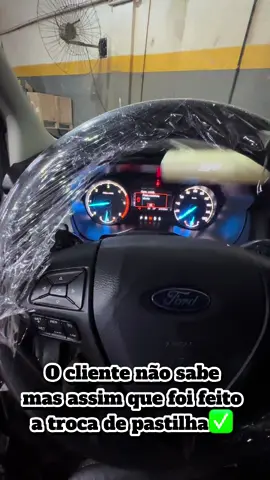 Como deveria ser feito a substituição das pastilha da Ford ranger