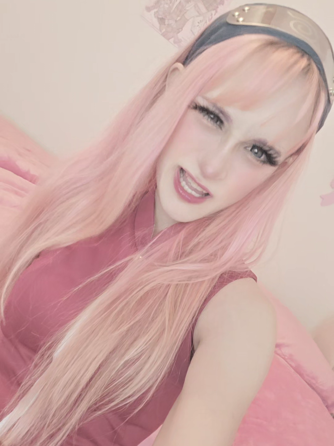 how sakura was moving in part 1 lowkey #naruto #cosplay #anime #narutocosplay #harunosakura 