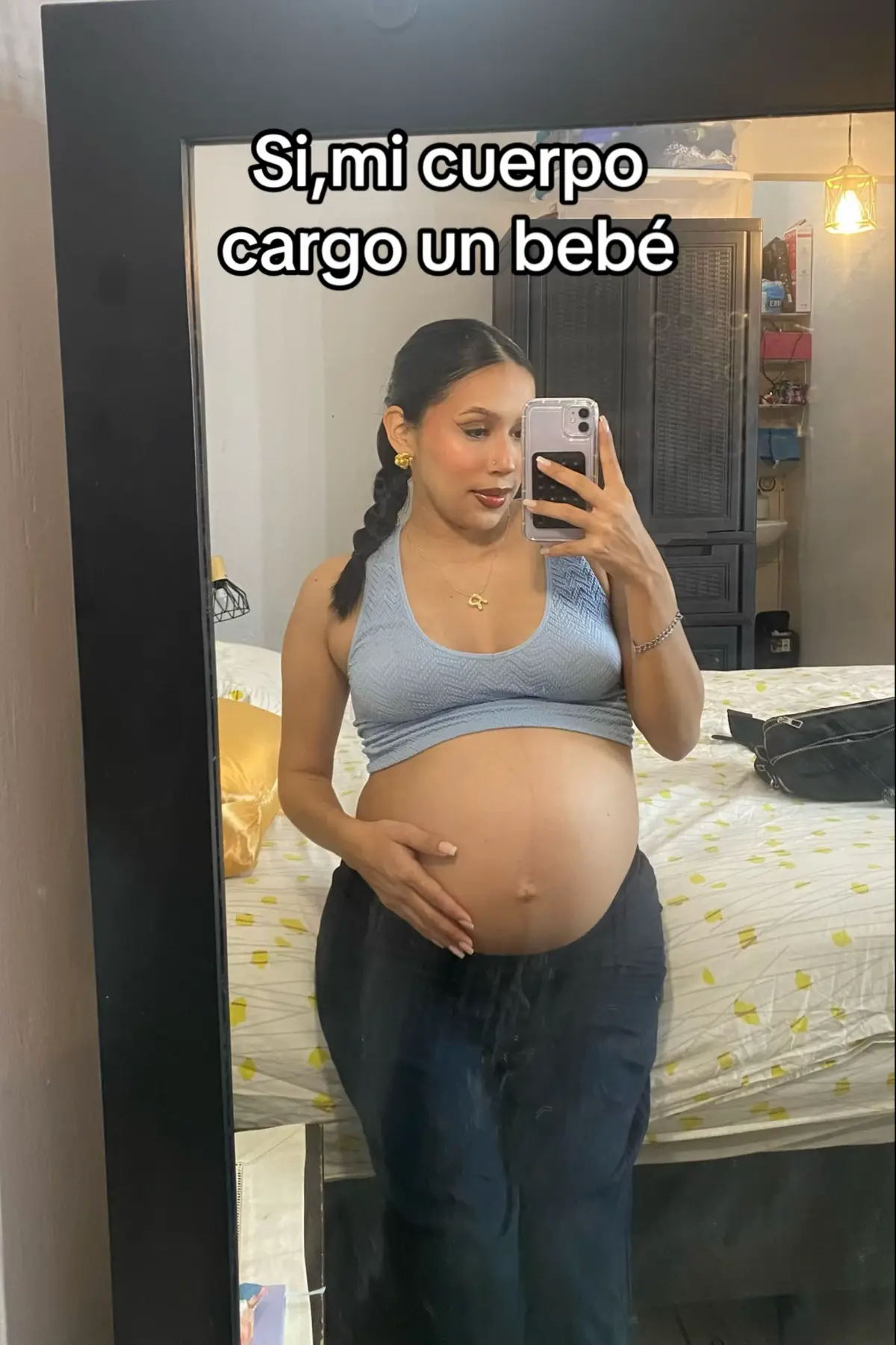 Aveces no saben que ya soy mamá😔 #maternidad #trend #trendviral #noparecesmamá 