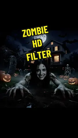 Zombie HD comin’ right at you, the living undead zombie 🧟 here in time for Halloween 🎃 #spooky #zombie #halloween #aifilter #multiaverso 