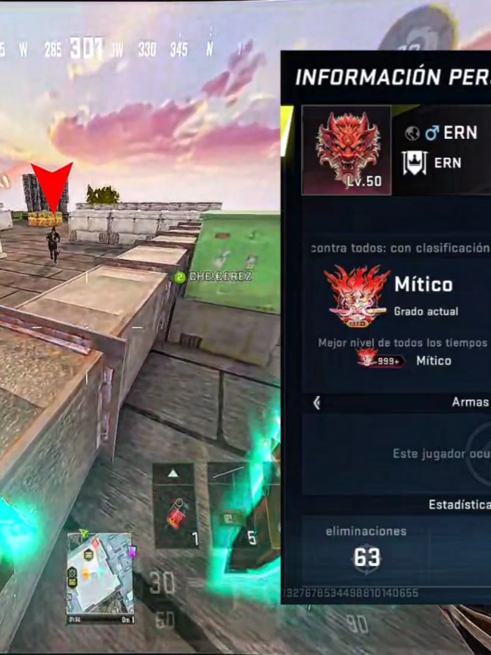 💀 Me encuentro a un integrante de ERN en Blood Strike #bloodstrike #bloodstrikeclips #bloodstrikegameplay #calidad #movement 