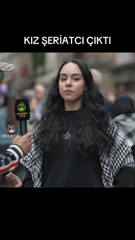 KIZ ŞERİATCI ÇIKTI #ahsentv