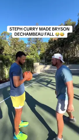 Respect to Bryson for trying to guard Steph Curry. 😅🔥 (@Bryson DeChambeau) #stephcurry #basketball #NBA #golf #brysondechambeau 