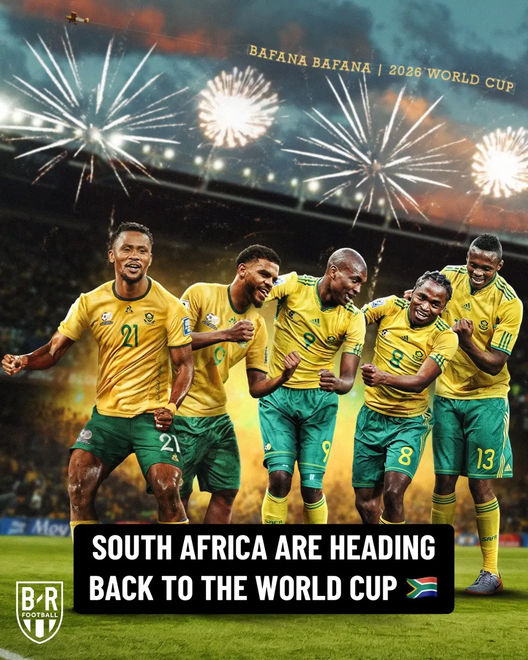 The Bafana Bafana will be at the 2026 World Cup 🇿🇦🤩 #bafanabafana #southafrica #worldcup #2026worldcup #africa 