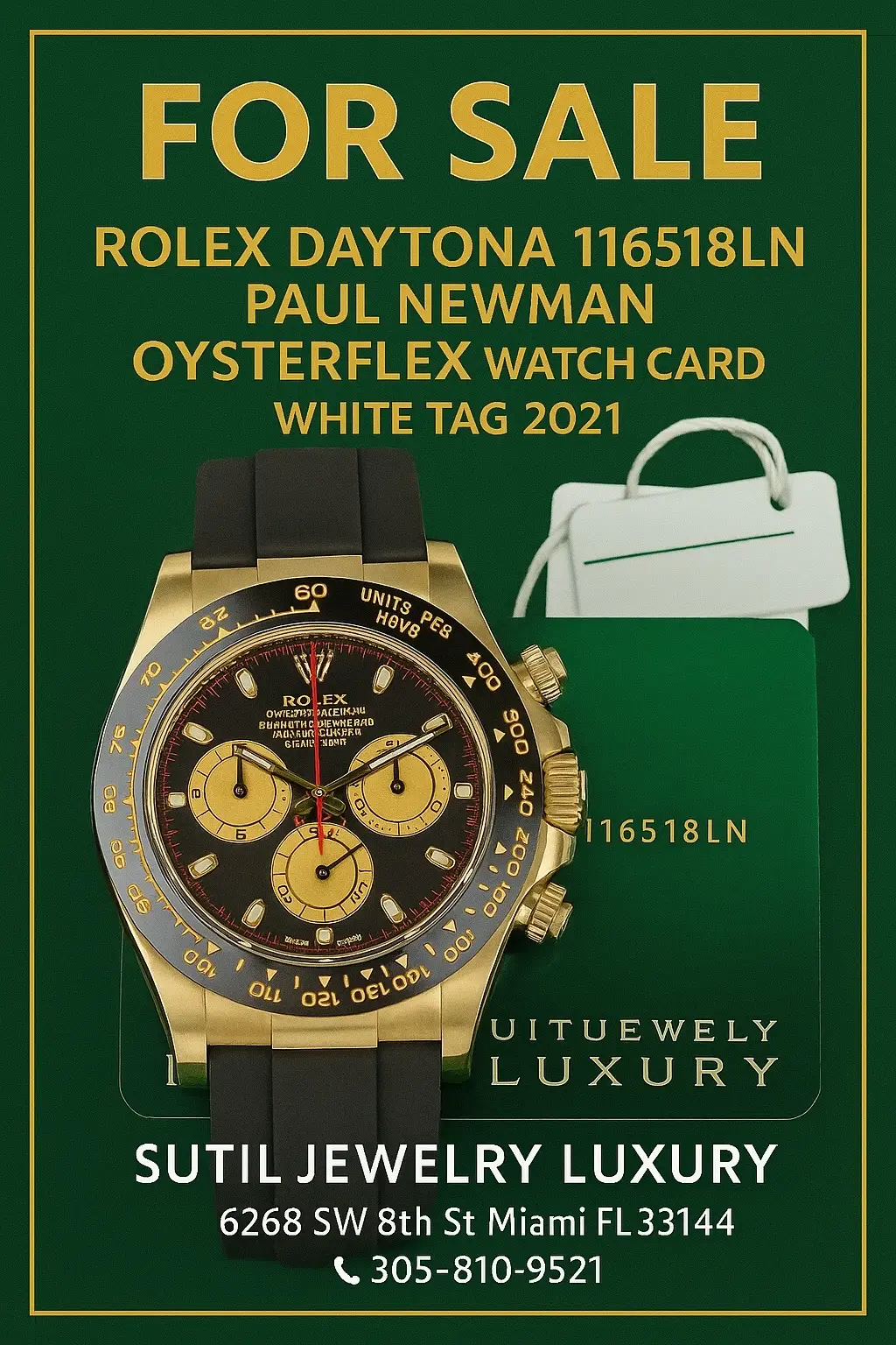 🏦 6268 sw 8th st Miami fl 33144  📲 3️⃣0️⃣5️⃣➖8️⃣1️⃣0️⃣➖9️⃣5️⃣2️⃣1️⃣ #rolex #diamond #oro #jewelry 