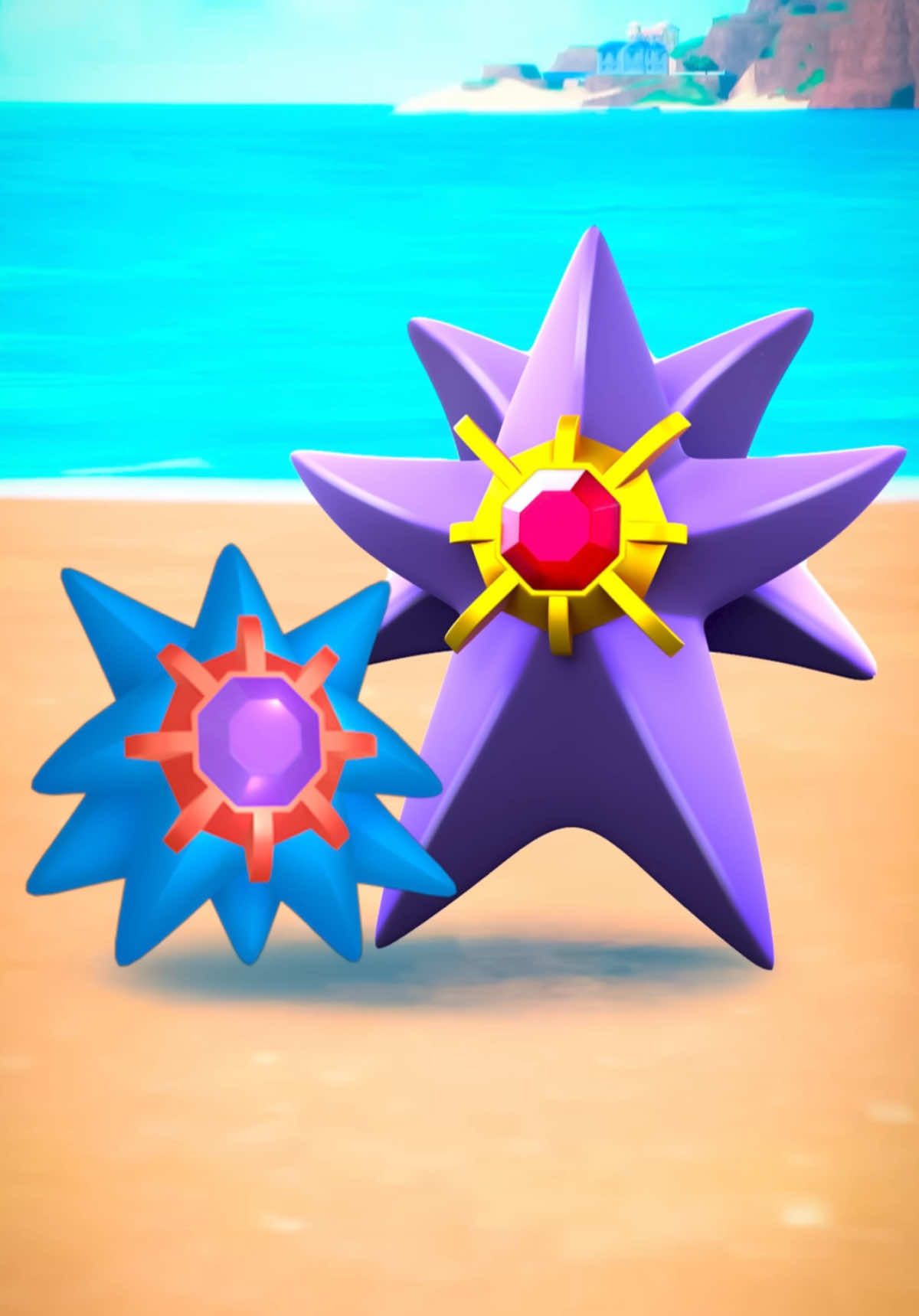 SPOILER ALERT!! Staryu shiny and non shiny evolving and megaevolving! Which is your favorite? / ¿Cuál es tu favorito? Tags: #shinypokemon #pokemon  #pokemonlegendsza  #starmie #megastarmie