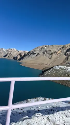 Highest lake in the world #Tilicholake4919m #naturecall #naturelover #worthy #beautifulnepal🇳🇵 