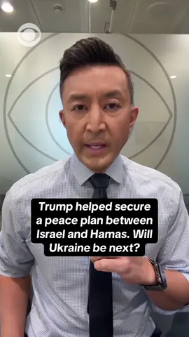 President Trump helped broker a peace deal between Israel and Hamas – and one day after the 20-point deal was signed, Ukrainian President Volodymyr Zelenskyy is encouraging Trump to now focus on the Russia-Ukraine war. Zelenskyy said he would like to meet with Trump this week. CBS News Foreign Correspondent Ramy Inocencio breaks down the current status of the war.