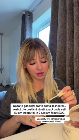Am tot amânat, crezând că nu e momentul potrivit… Dar adevărul e că momentul perfect nu există. Am început oricum. Cu frică, dar și cu dorința de a schimba ceva. Și azi sunt dovada că frica nu plătește facturile — acțiunea, da. 💫 💌 Scrie „VREAU” dacă vrei să vezi cum am început eu. #romaniindiaspora #tiktokromania🇹🇩 #mamiciinuk 