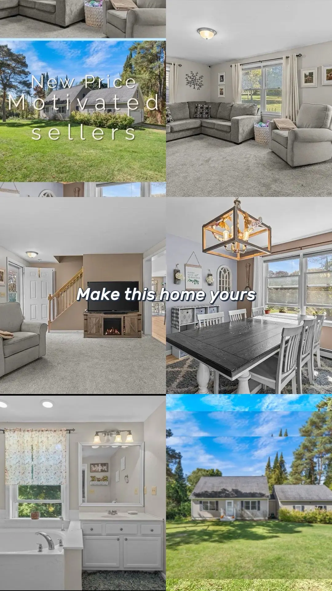 The sellers are motivated and ready to make a deal, they welcome al offers! Don’t miss your chance to own this spacious, well-maintained home ideally located between Middlebury and Burlington with easy access via Route 7. This 4-bedroom, 3-bathroom Cape offers 2,700+ sq ft of finished living space, including a first-floor bedroom and full bath, an oversized 2-car garage, and a finished walk-out basement perfect for a family room, home gym, or guest suite. Enjoy an open kitchen and dining area, bright natural light throughout, and a deck overlooking the level backyard — perfect for entertaining or quiet evenings at home. Additional storage above the garage provides extra flexibility. Conveniently located within walking distance of Dakin Farm, Starry Night Café, and Vermont Flannel Company, and just minutes from Shelburne Farms, Cookie Love, and Shelburne Museum. 🍁 Recent updates, move-in ready condition, and sellers motivated for a quick closing — come see why this home has received over 7,000 views on Zillow! Schedule your showing today  📍 US Route 7, Ferrisburgh, VT Listed at $560,000 #Home #homesforsale #newhome 