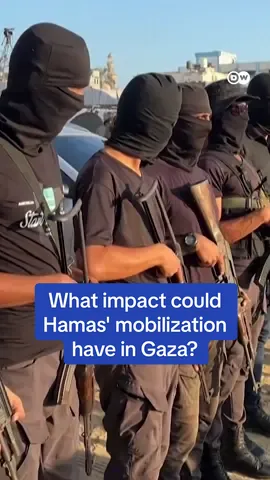 Hamas has redeployed fighters in areas where Israeli troops have pulled back, but it's being challenged by other armed groups, including an Israeli-backed militia accused of looting aid. What impact could Hamas' mobilization have in Gaza? #dwnews