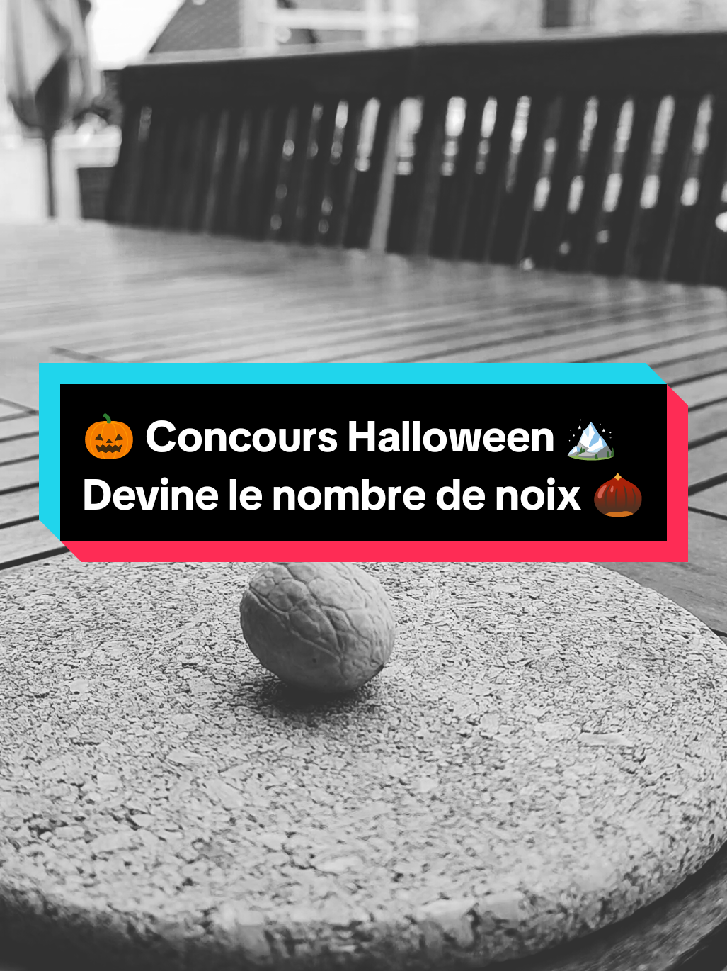 🎃 Concours spécial Halloween 🎃 Ce mois-ci, tente de gagner 2 nuits à la montagne, à La Mure, pour 1 à 3 personnes 🏔️✨ Le principe reste le même : 👉 Devine le nombre de noix contenues dans ce panier 🌰 La personne qui se rapproche le plus du bon nombre remporte le séjour 🎁 ⚠️ Pour valider ta participation : chaque tranche de 100 pièces envoyées en Live = 1 participation comptée 🎯 📅 Résultat du concours en Live le 31 octobre – spécial Halloween 👻 #concours #halloween #weekendalpes 