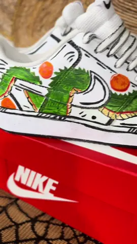 Message me to order customs!   You send me the shoes and ill customize for $100  #customerservice #custom #nike #airforce1 #customnike 