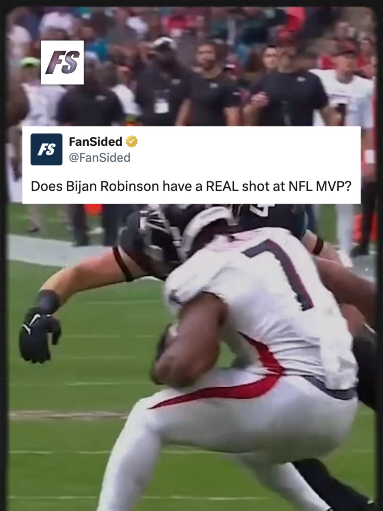 Can Bijan Robinson Win NFL MVP?! #fyp #BijanRobinson #NFLMVP #DirtyBirds #Bills #MondayNightFootball #atlantafalcons #falcons