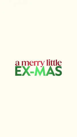 Tis the season! A Merry Little Ex-Mas coming to you only on @Netflix Nov 12th 🥰