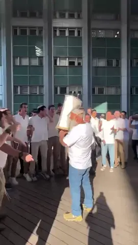The father of H*mas captivity survivor Omri Miran celebrates Simchat Torah, seen here holding the Torah scroll as crowds dance and rejoice during the holiday, after his son has been released after two harrowing years in Gaza. Two years ago, on Simchat Torah (October 7, 2023), H*mas terr*rists carried a horrific massacre on southern Israeli communities, the deadliest massacre of Jews since the Holocaust. This year, Israel rejoices in the return of its hostages, a powerful testament to hope, resilience, and continuity. Credit: Ichilov Hospital