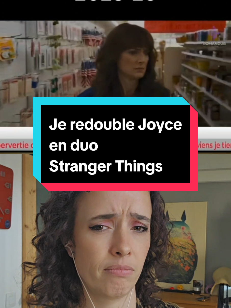 Je redouble Joyce🎙de la série Stranger Things 🎬 en #duo avec @Jean-mi qui redouble Hopper ✨️  #doublage #doublagedevoix #strangerthings 
