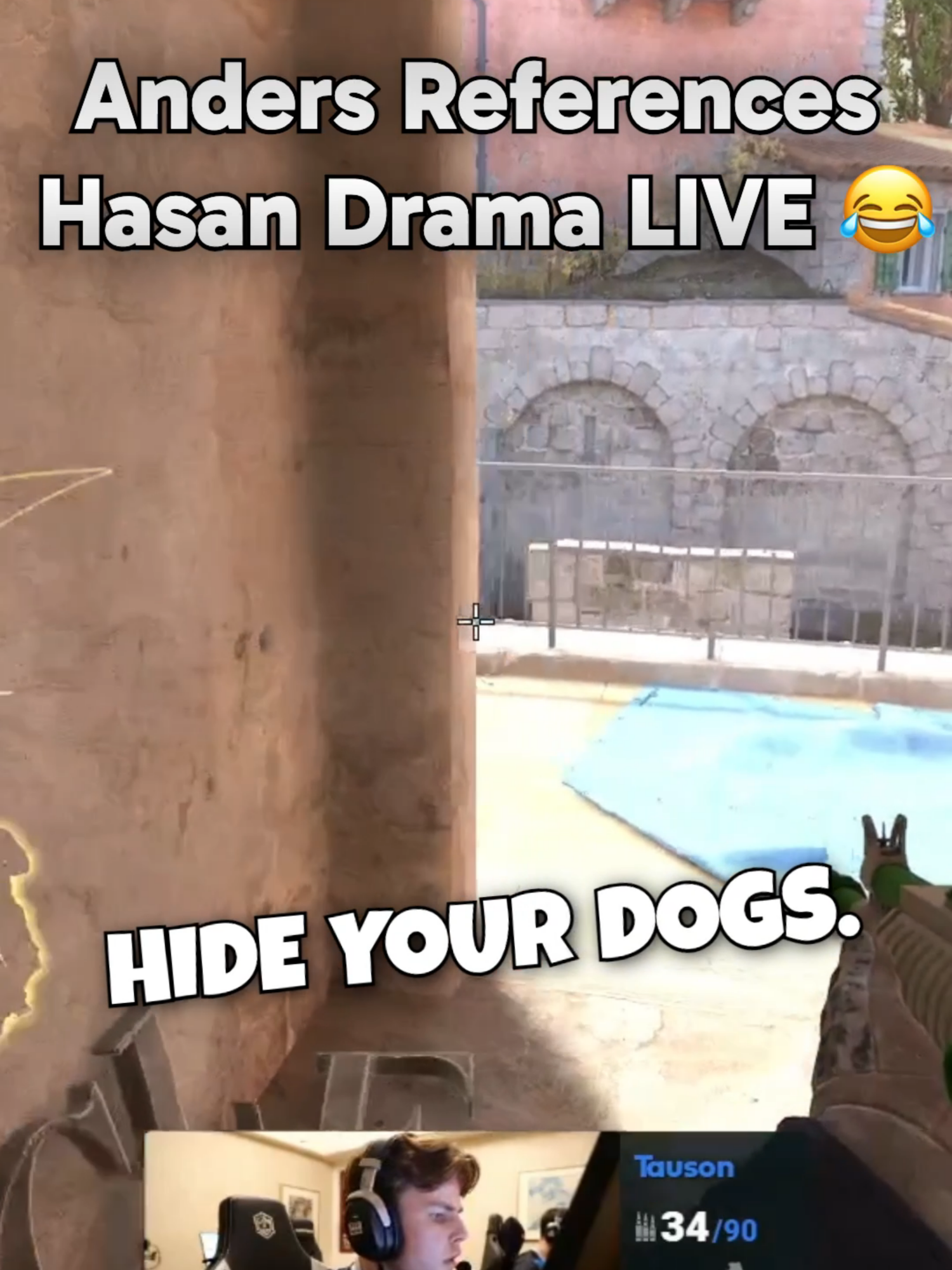 Anders references Hasan dog drama during CS2 match 😂 #counterstrike2 #counterstrike #cs2 #cs2funny #cs2memes