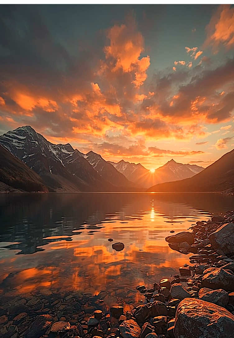 Gentle sounds of water in the mountains #RelaxationTV #naturelovers #sunset #forestlover #relaxingtime #foryou #naturetok #soothingvibes #calmingvideo  
