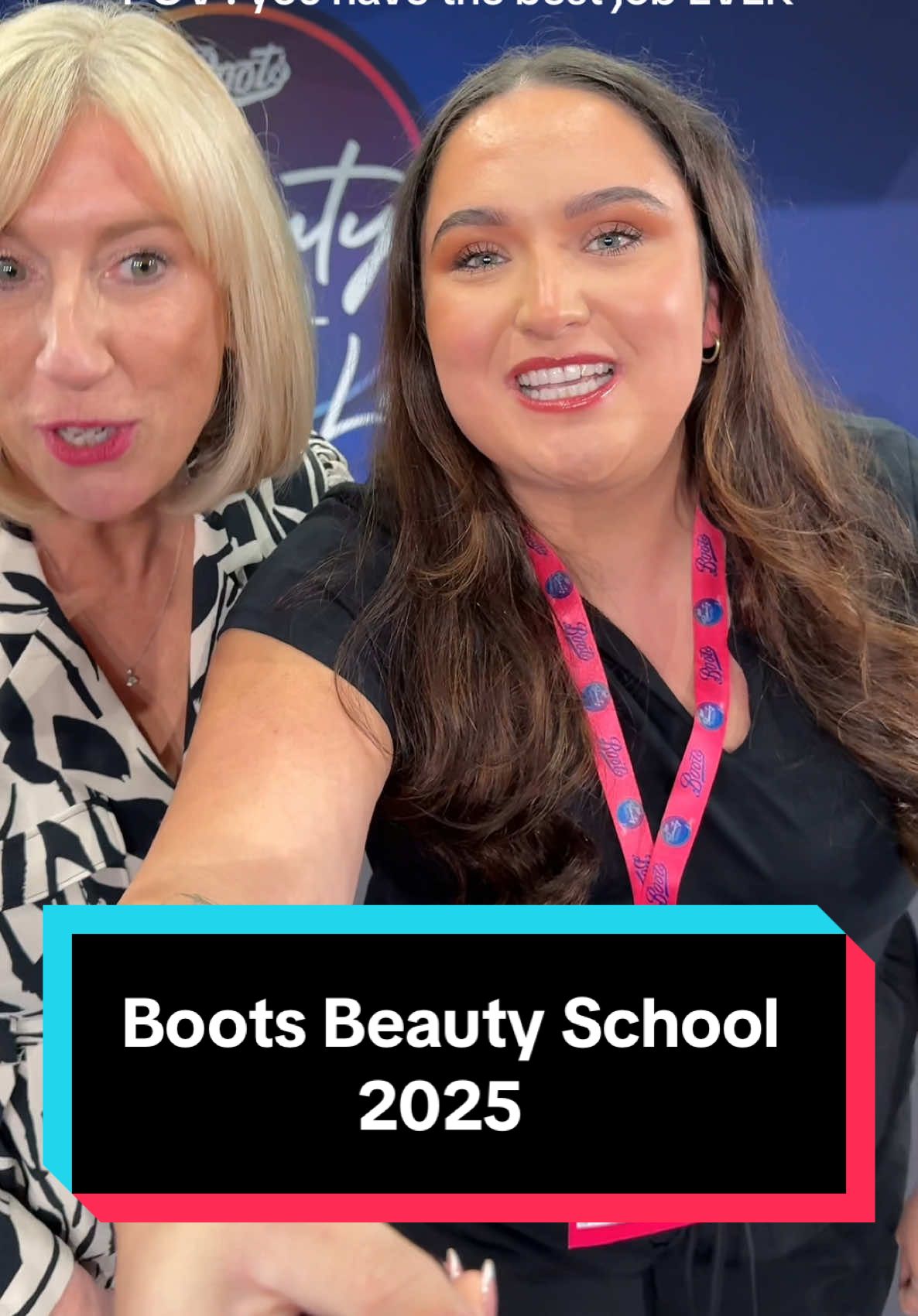 Boots Beauty Conference 2025 💙 ⁣ ⁣ Can’t believe I get to call this work 🥹 So proud to be part of the best beauty team in the world @Boots UK 💄✨⁣ ⁣ ⁣ #bootsuk #beautyconference #beauty 