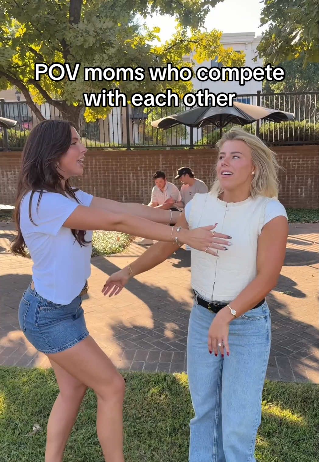 Love running into her!!🙄 #momlife #fyp #moms #momhumor #sahm 