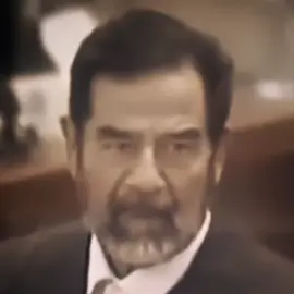 انا اكبر منك عمرا و منصبا و تاريخا و صدري ما ضاق #fyp #صدام #صدام_حسين #العراق #saddam_hossain 