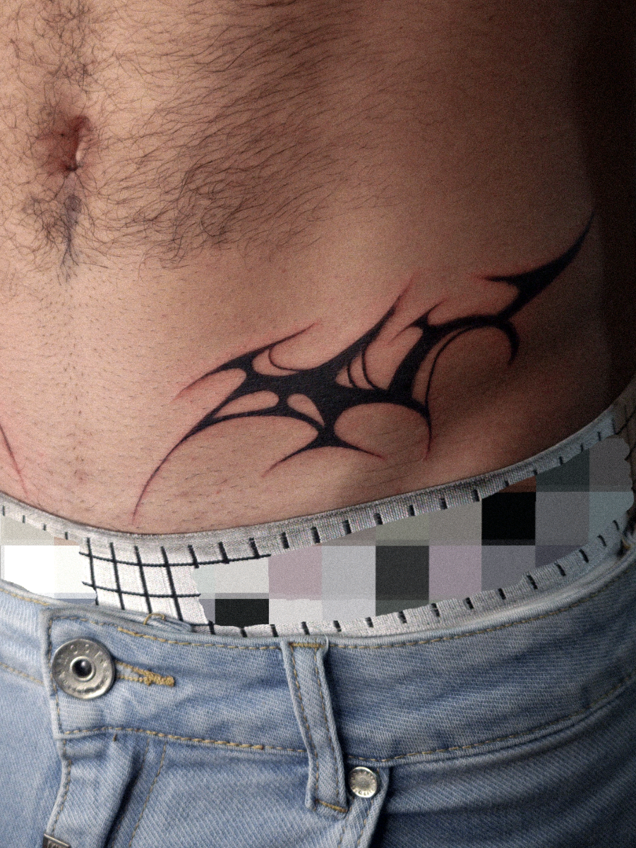 tribal tattoo 🕸 #fyp #tattoo #tattooapprentice #tribaltattoo #art 