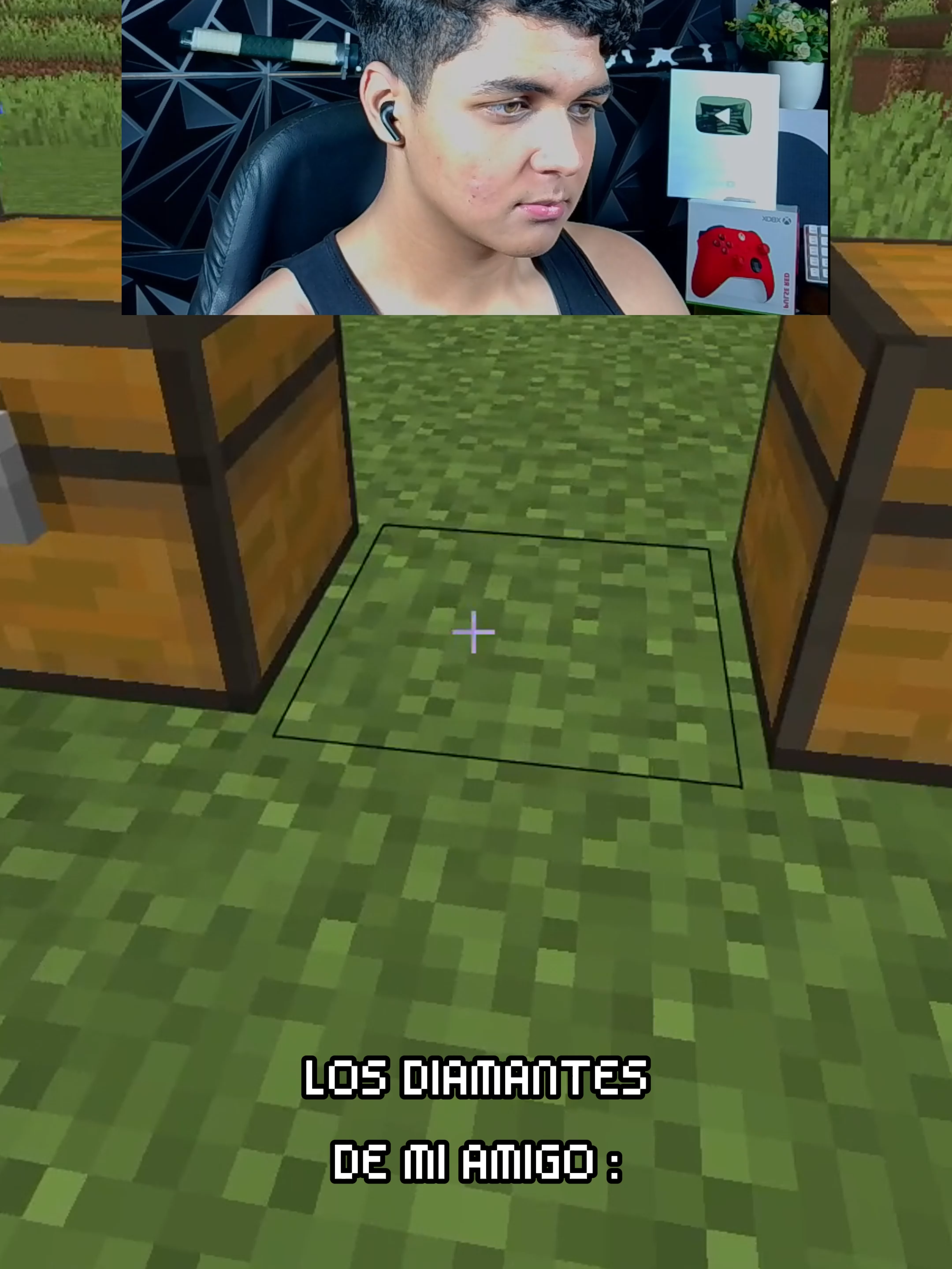 LOS DIAMANTES DE MI AMIGO... #Minecraft #minecrafters #minecraftbedrock #minecraftmemes #humor