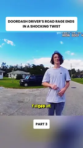 Doordash Driver’s Road Rage Ends in a Shocking Twist #cops #police #copsoftiktok #fypシ #foryoupage 