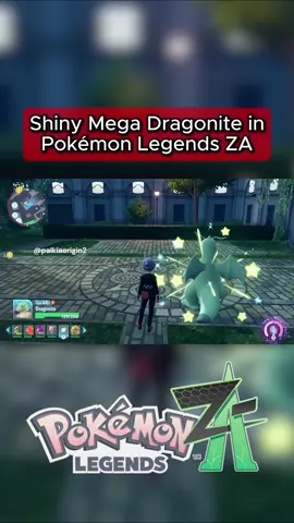 Shiny MEGA Dragonite on Pokémon Legends ZA #pokemon #shinypokemon #pokemonlegendsza 