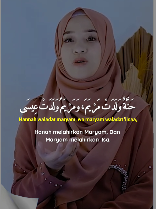 #doamaryam #hannahwaladatmaryam #sholawatan #aikhodijah 